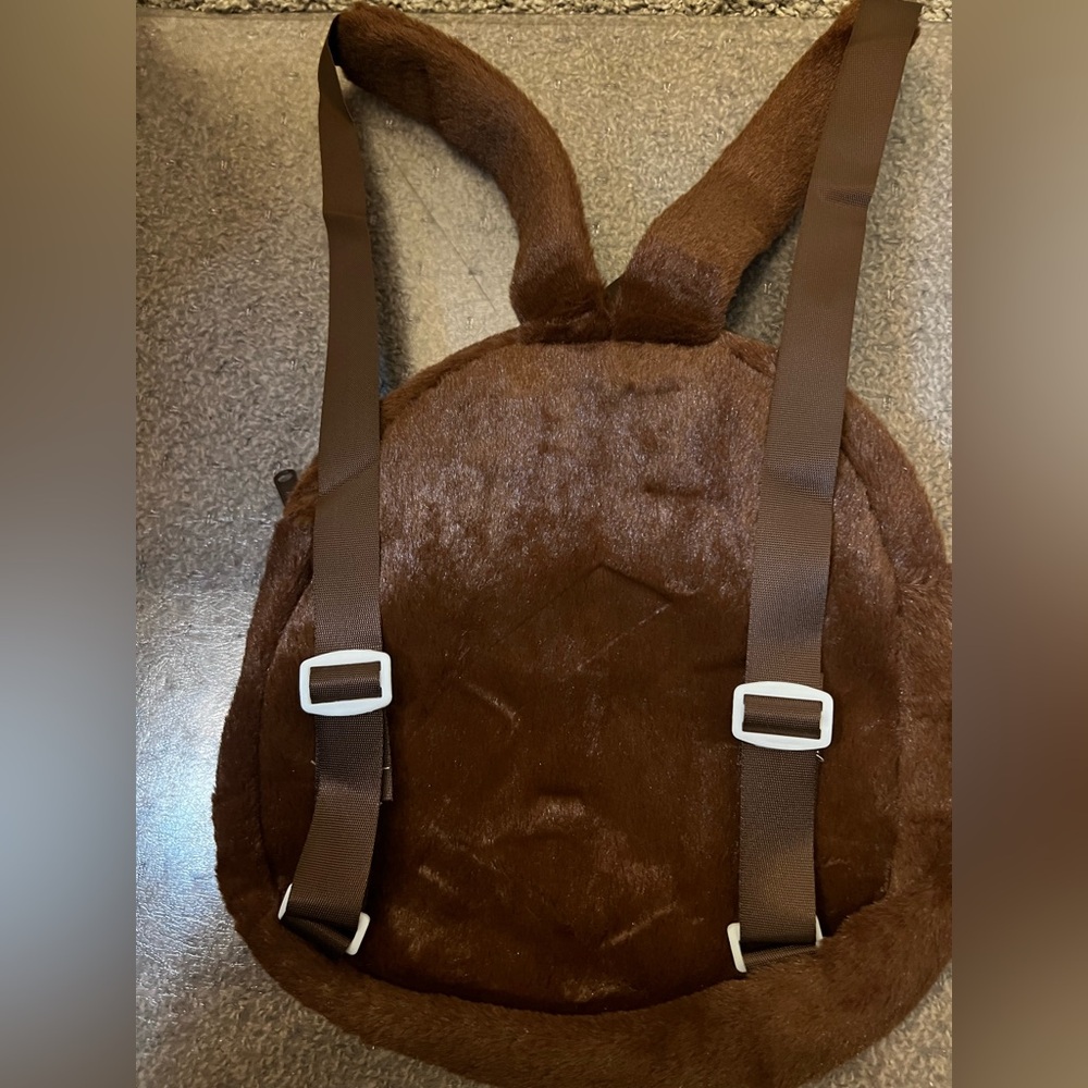 Labubu Plush Brown Backpack - Picture 2 of 3
